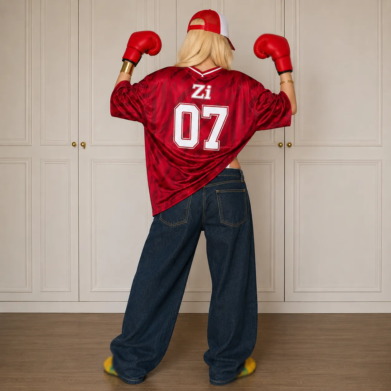 Maillot de football américain pour femme, coupe oversize, en mesh et brodé, uniforme d'équipe, streetwear, OEM ODM